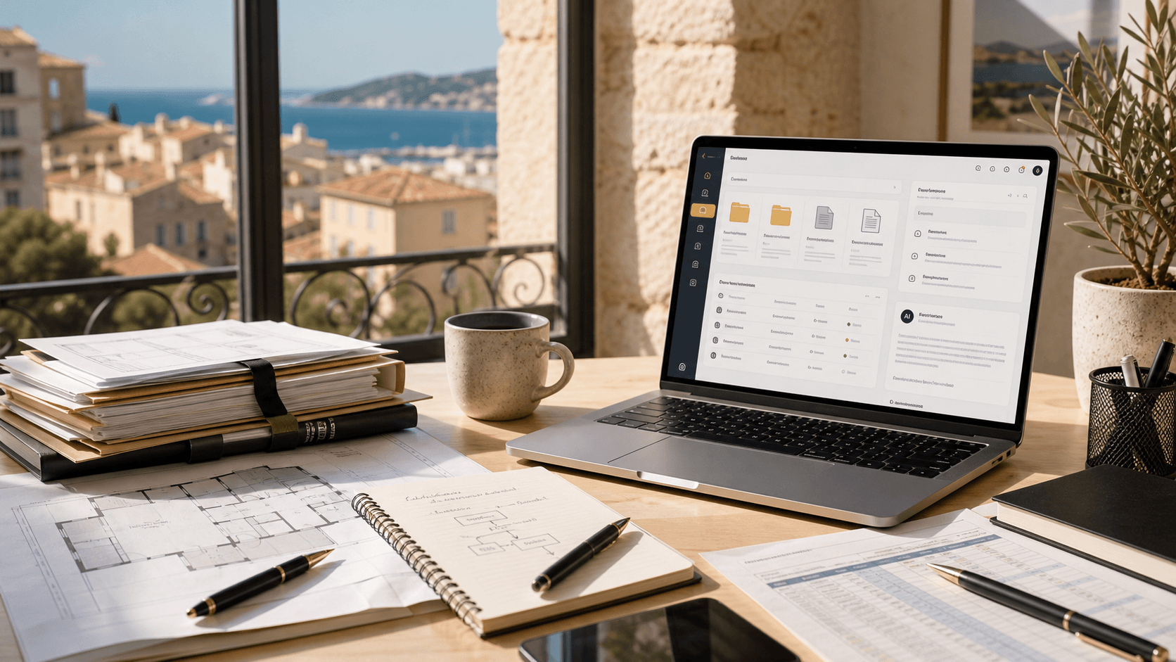 Logiciel métier et IA en PACA : syndics, immobilier, avocats et comptables